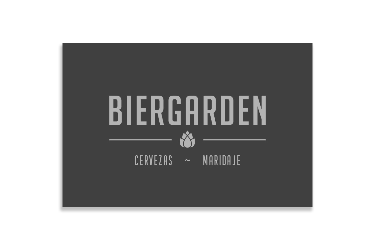 Tarjetas de visita Biergarden